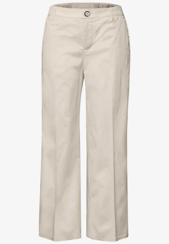 Straight Leg Chino im Casual Fit silkstone white