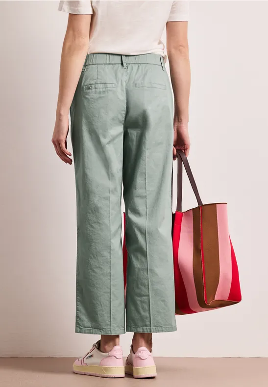 Straight Leg Chino im Casual Fit dark mint green