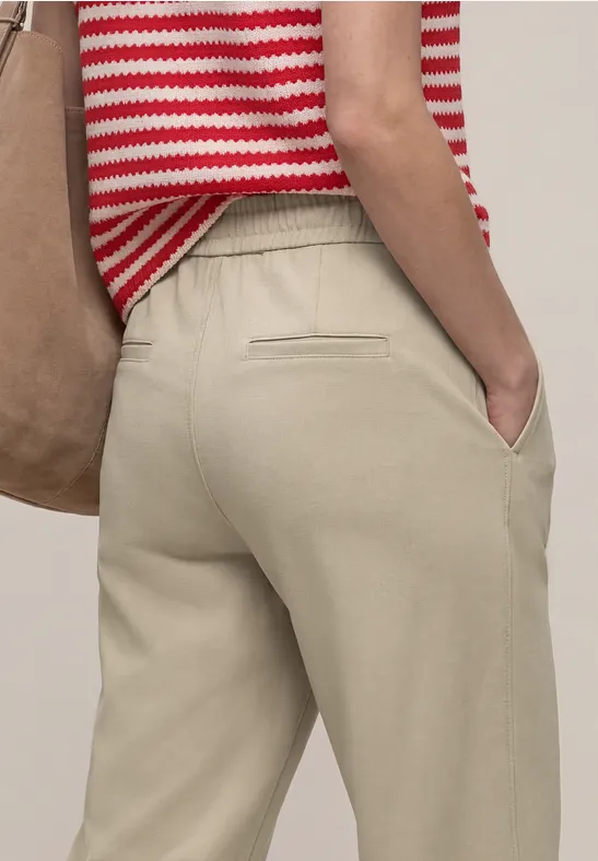 Pantalon Straight Legs avec détail de boucle cobble stone