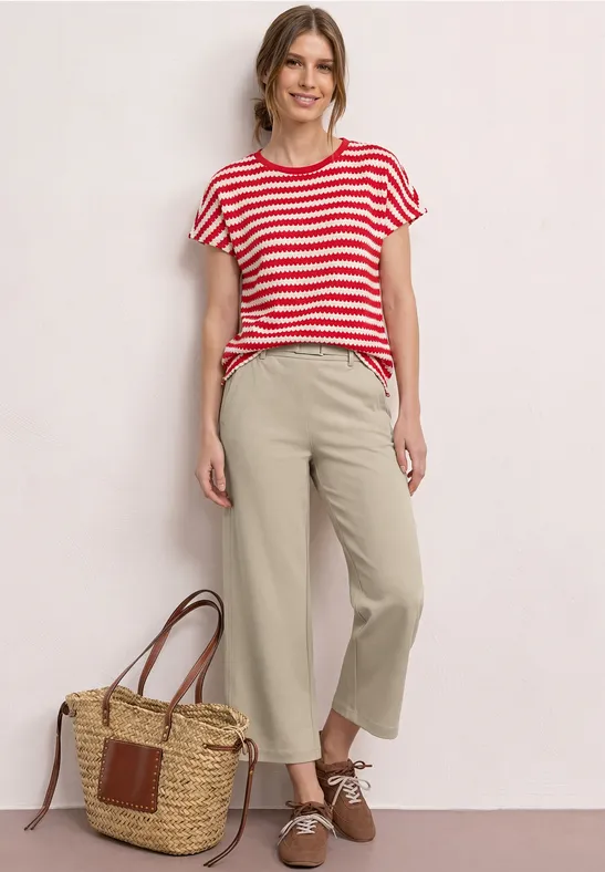 Pantalon Straight Legs avec détail de boucle cobble stone