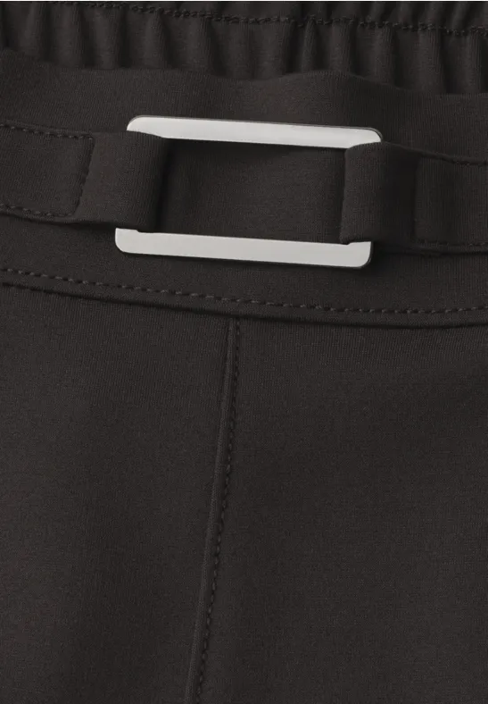 Straight Leg Hose mit Schnallendetail deep earth