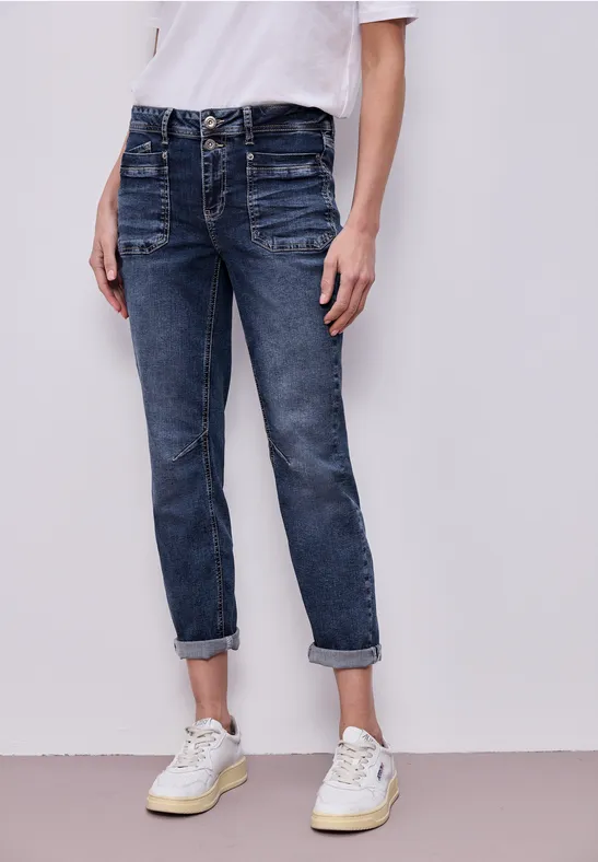 Vriendje jeans Dark blue washed