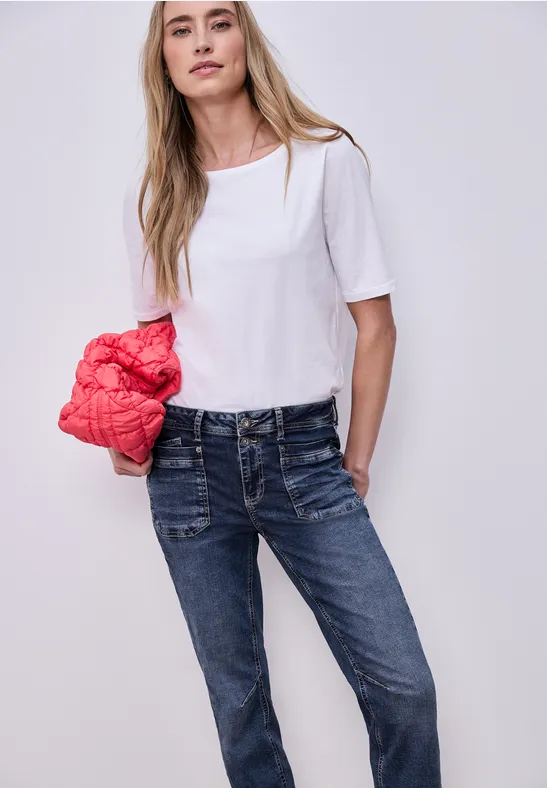 Vriendje jeans Dark blue washed