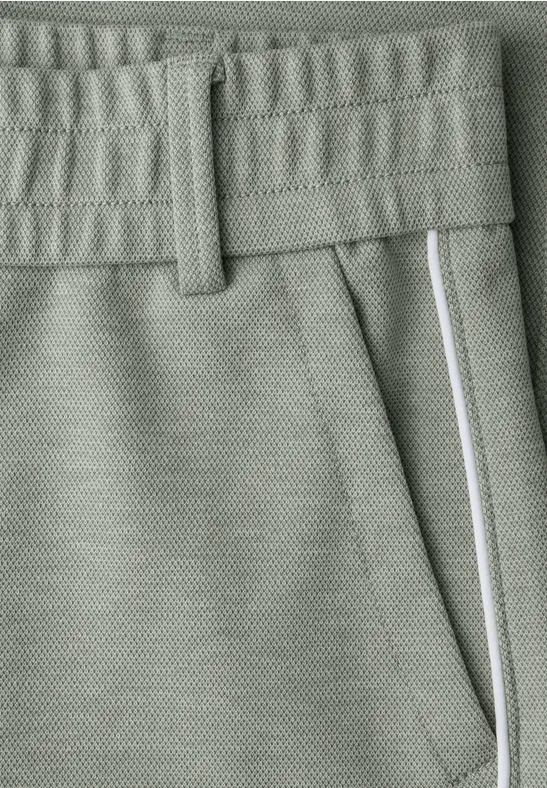 Hose mit Tape-Detail dark mint green
