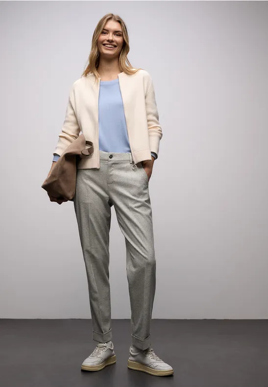 Slim Legs pantalon off white