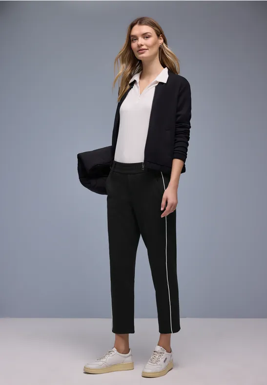 Slim Leg pantalon Black