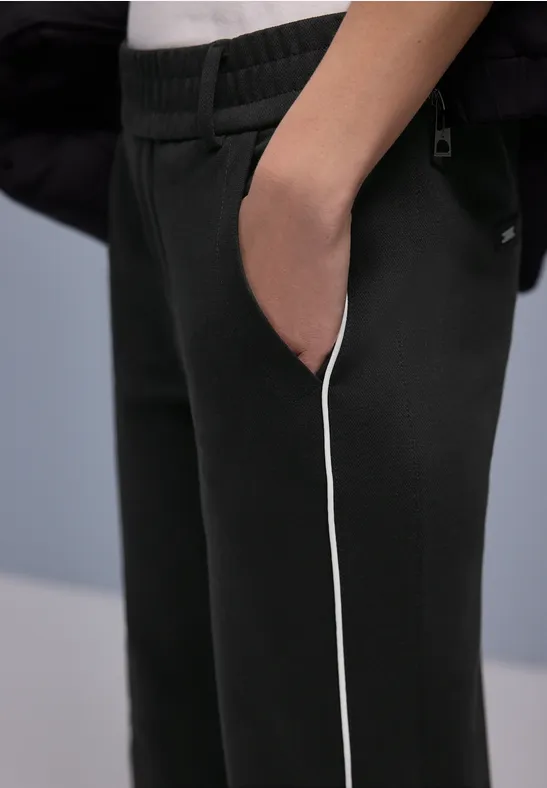 Slim Leg pantalon Black