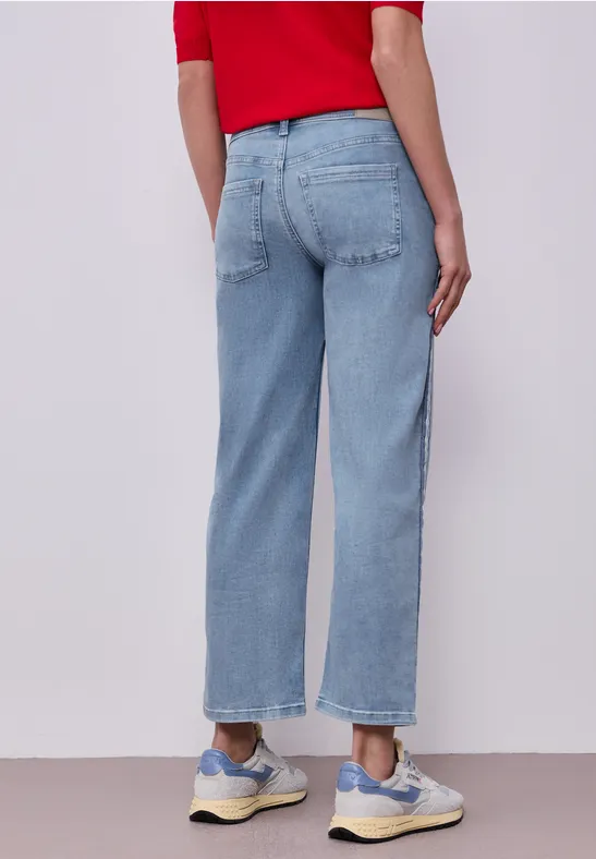 Straight Legs jeans Light Blue Random Wash