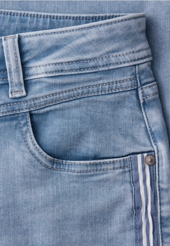 Straight Legs jeans Light Blue Random Wash