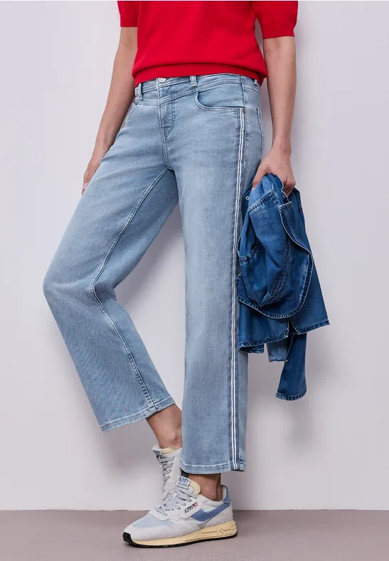 Straight Legs jeans Light Blue Random Wash