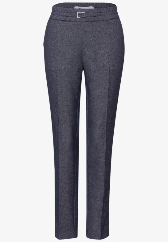 Melange Hose shadowed navy