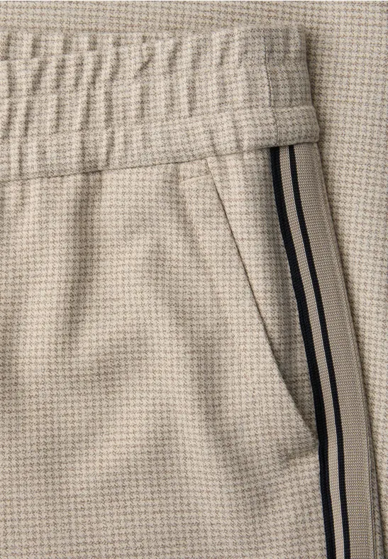 Straight Leg Hose cotton beige
