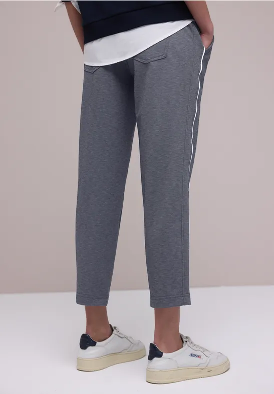 Broek met smalle pijpen shadowed navy