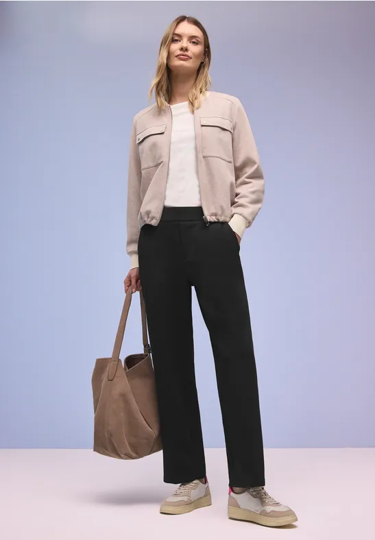 Straight Leg Hose Black