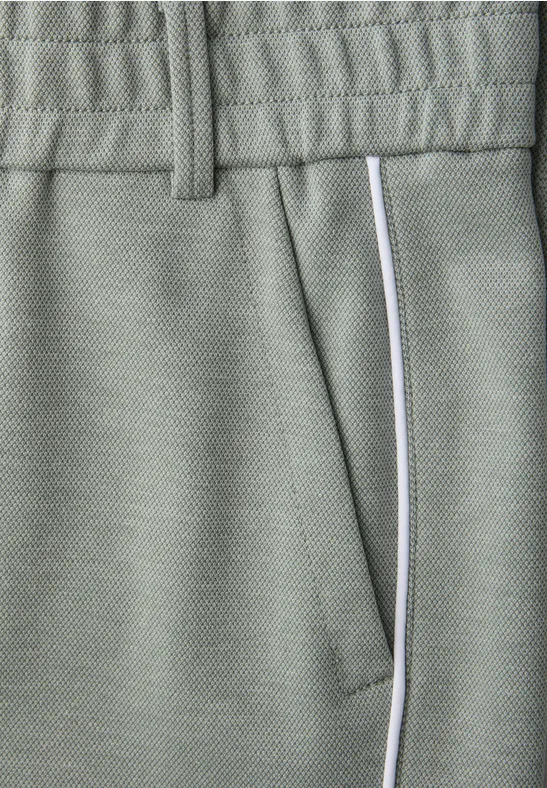 Broek met smalle pijpen dark mint green