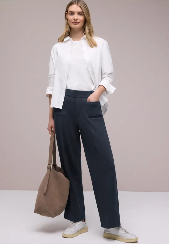Pantalon Straight Legs shadowed navy