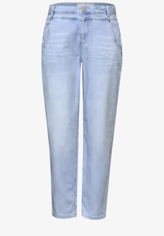 High Waist Barrel Leg  Jeans im Loose Fit Ultra Bleached Wash