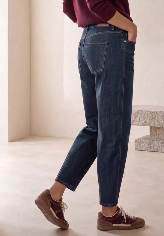 Street One High Waist Barrel Leg Jeans im Loose Fit KARLIE