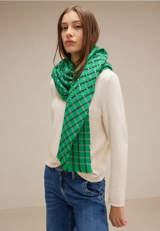 Écharpe Longue à Carreaux Pour Femmes - Châle épais Pour Automne Et Hiver, Matière Douce