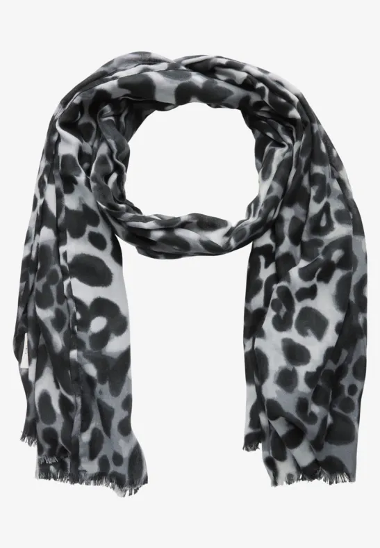 Langer Leo Schal metallic grey