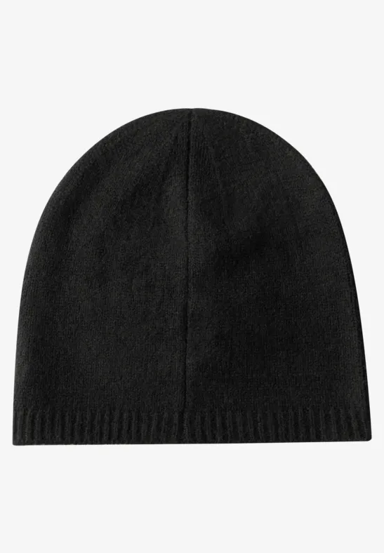Bonnet en maille fine Black