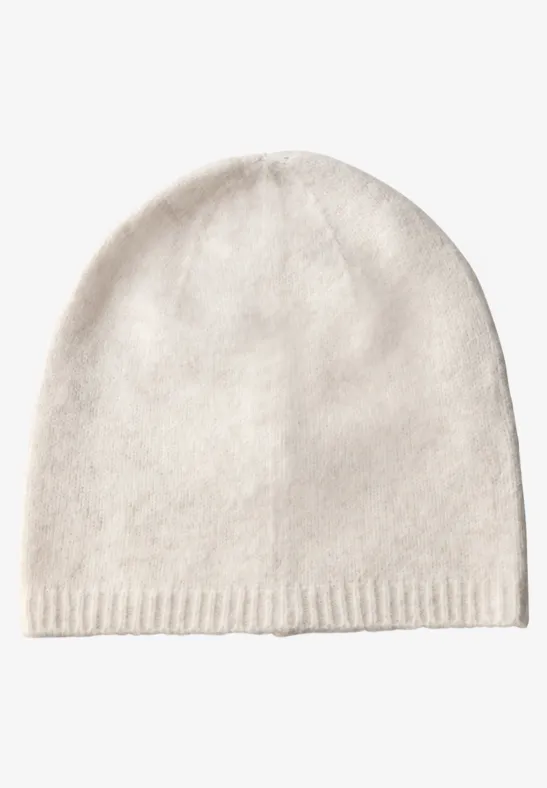 Bonnet en maille fine oak beige melange
