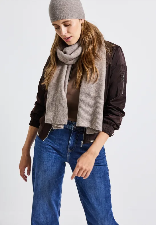 Bonnet en maille fine Sandy Mocca Mel.