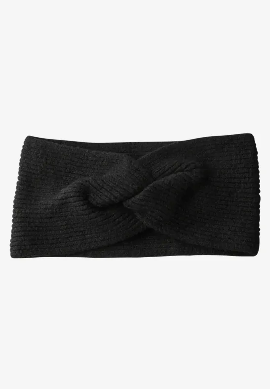 Bandeau en tricot fin Black