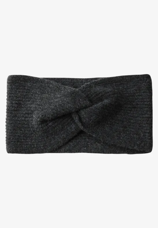 Bandeau en tricot fin anthracite melange