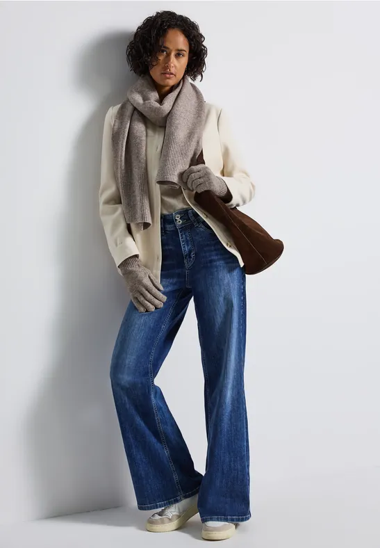 Feinstrickhandschuhe Sandy Mocca Mel.