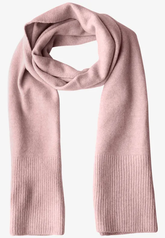 Longue écharpe rosewood pink melange