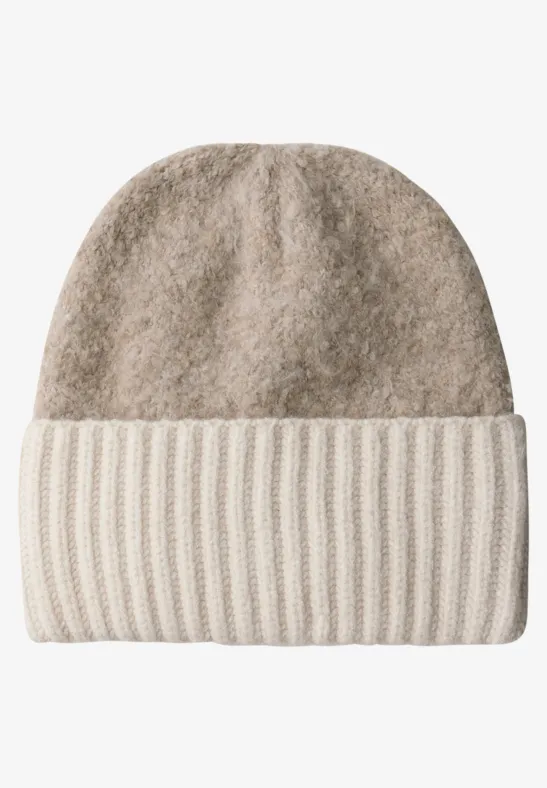 Strukturmix Beanie Soft Sand Mel.