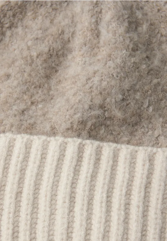 Strukturmix Beanie Soft Sand Mel.