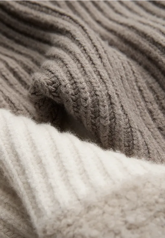 Strukturmix Schal Soft Sand Mel.