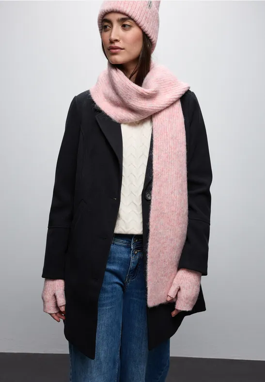 Handwärmer mit Woll-Anteil sweet rose mel.