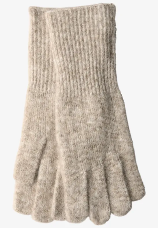 Handschuhe mit Woll-Anteil Soft Sand Mel.