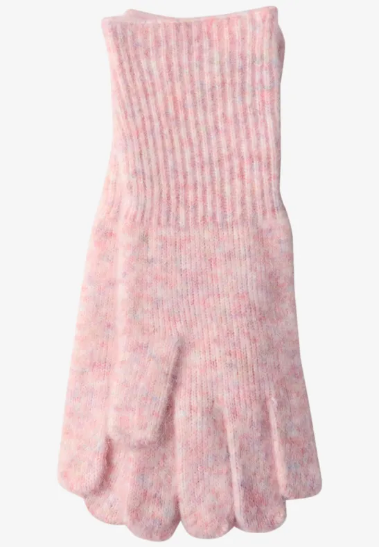Handschuhe mit Woll-Anteil sweet rose mel.