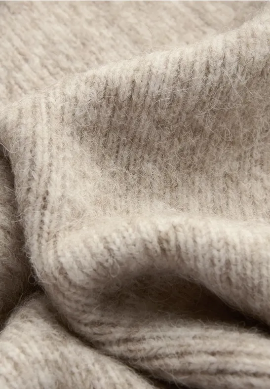 Schal mit Woll-Anteil Soft Sand Mel.