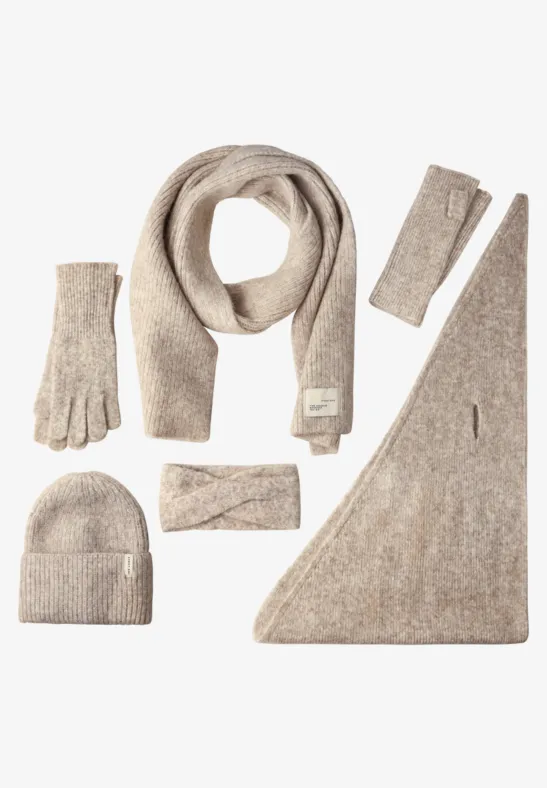 Schal mit Woll-Anteil Soft Sand Mel.