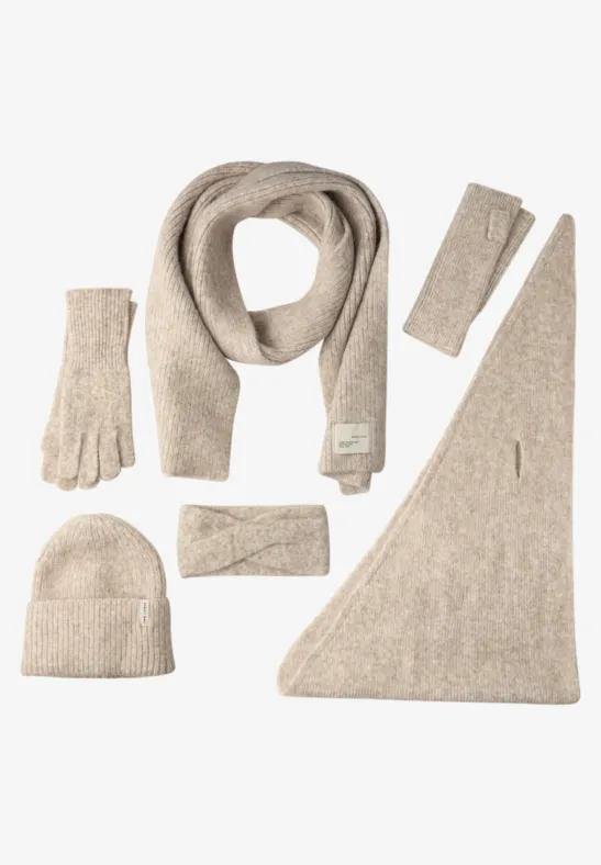 Schal mit Woll-Anteil Soft Sand Mel.