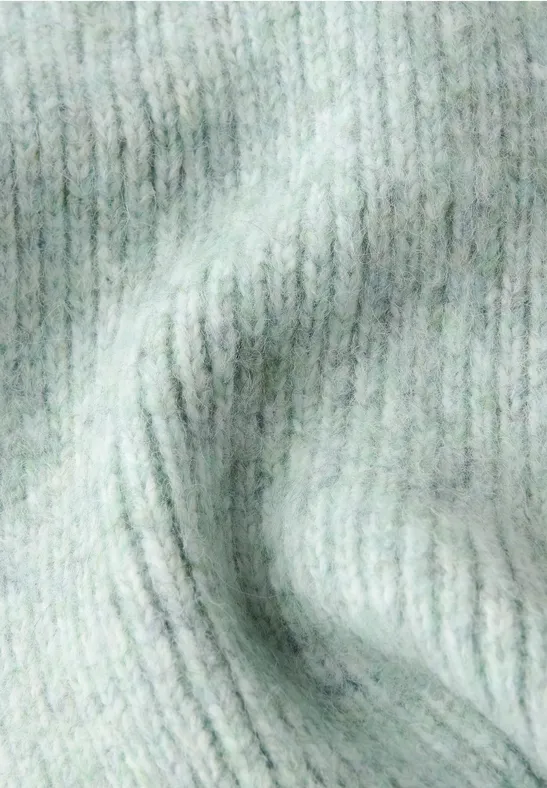Schal mit Woll-Anteil serene green mel.