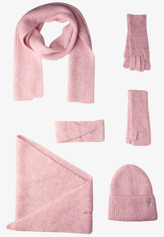 Schal mit Woll-Anteil sweet rose mel.