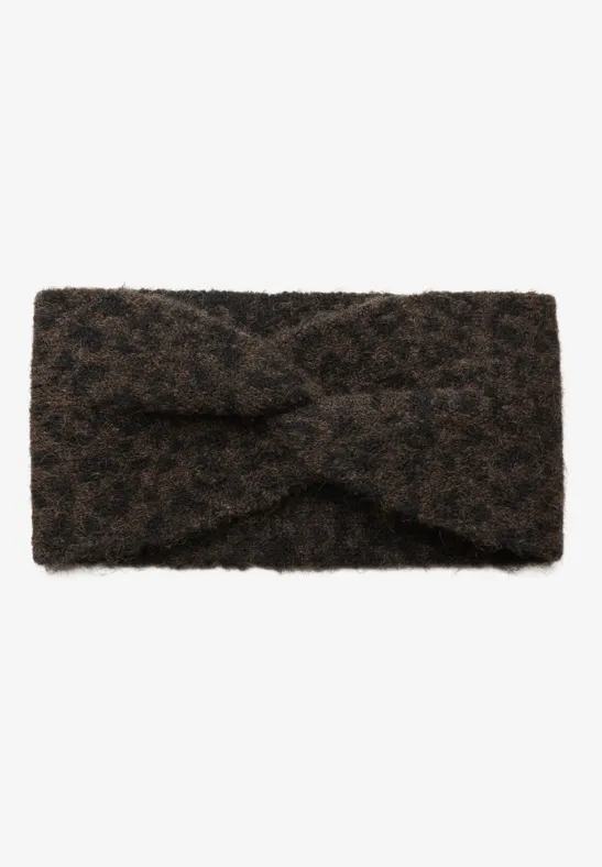 Twisted Leo Stirnband Black