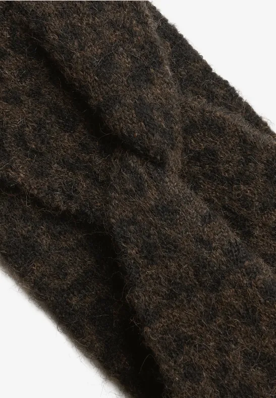 Twisted Leo Stirnband Black