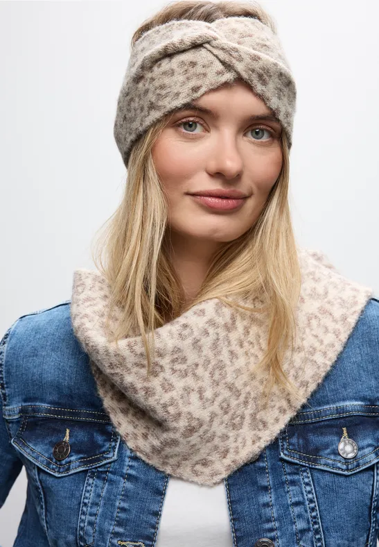 Twisted Leo Stirnband Soft Sand Mel.