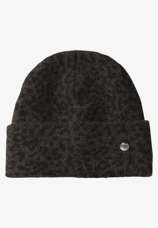 Leo Strickmütze Black