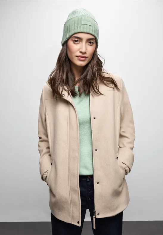 Rippstrick Beanie serene green