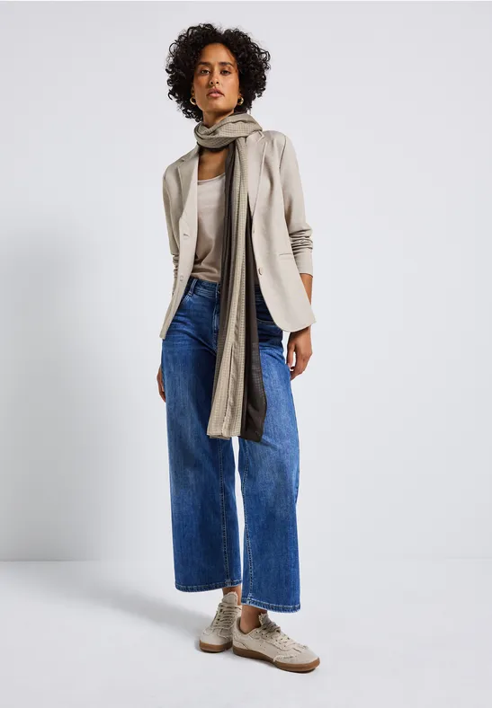 Foulard semi-transparent deep roast brown
