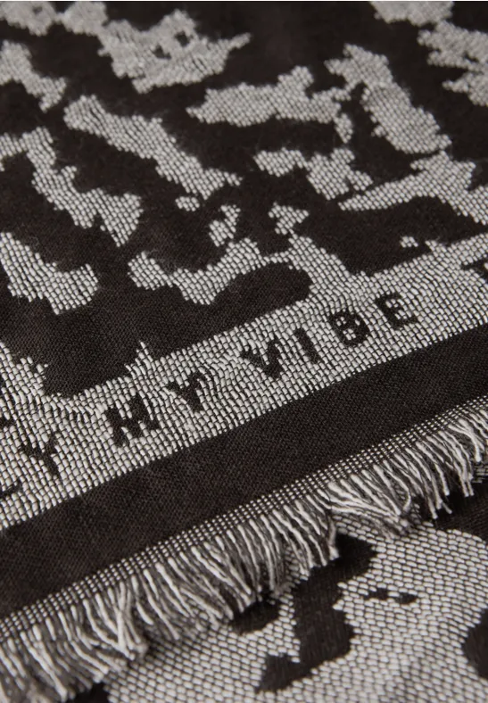 Jacquard Dreieckstuch deep roast brown