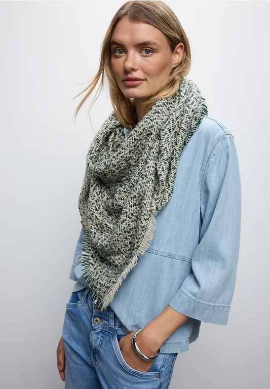 Foulard triangulaire bouclé null